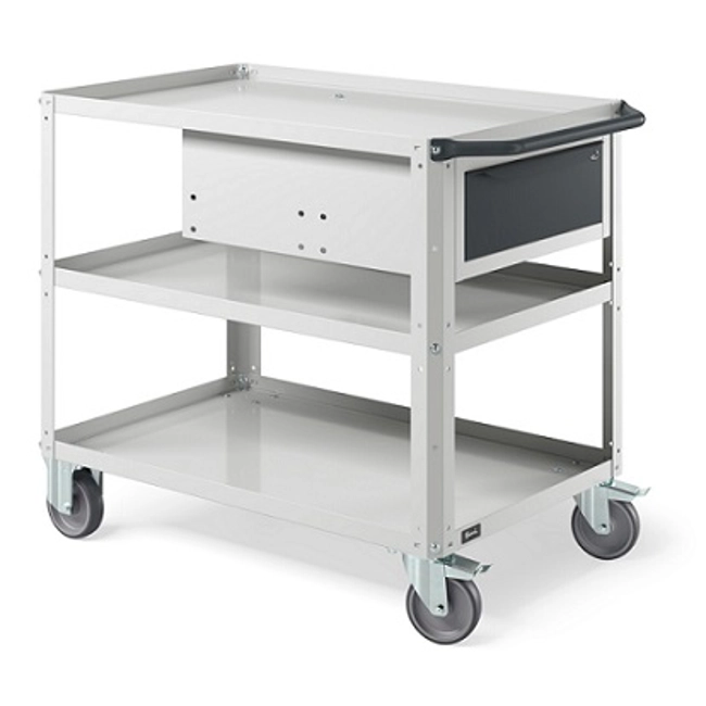 Vendita online Carrello Clever 1019 Large mm.1024x615x847H - Grigio Chiaro RAL7035+RAL7016